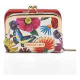 Cartera Manuela Nicole Lee Estampada Con Tarjetero Fw23