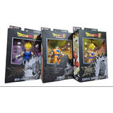  3pack Dragon Stars Bandai Goku Base/majin Vegeta/goku Ssj 2