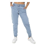 Pantalón Jean Dama Estilo Jogger (jogger Claro Ref 22500)