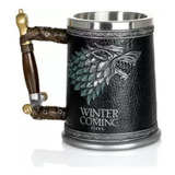 Mug Taza Vaso Cervecero Game Of Thrones Winter Is Coming