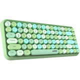 Teclado Mini Inalámbrico Nacodex/verde Colorido