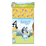 Mantel De Plastico Rectangular Fiesta Bluey