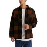 Camisaco Abrigo Levis Corderito Jackson Worker Sherpa Plaid