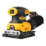 Lijadora Profesional Orbital 1/4 Hoja 230w Dewalt Dwe6411-ar Amarillo 50 Hz