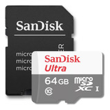 Cartão De Memória Sandisk Ultra 64gb P/xiaomi Redmi Note 12s
