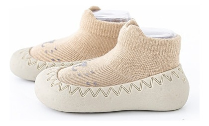 Zapatos Media Con Suela Flexible Y Antideslizante Bebés 