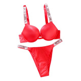 Conjunto De Lingerie Victoria's Secret Com Protetor De Peito