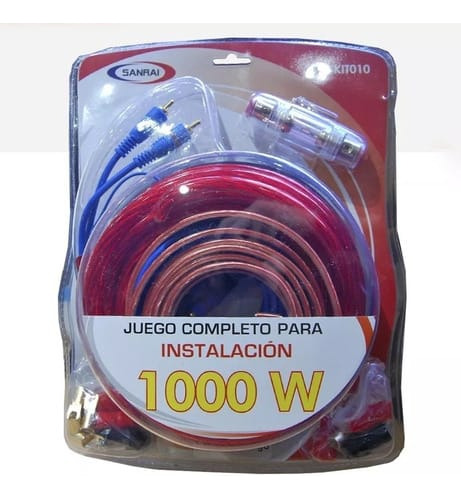 Kit De Instalación Car Audio Sanrai Sw-kit010 4 Gauge 1000w