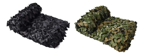 3 Redes Camufladas 2 Multicam Black E 1 Marpat Cam 4x6 M