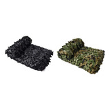 3 Redes Camufladas 2 Multicam Black E 1 Marpat Cam 4x6 M