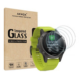 Garmin Fenix 5 Akwox Vidrio Templado Protector Paquete X 4