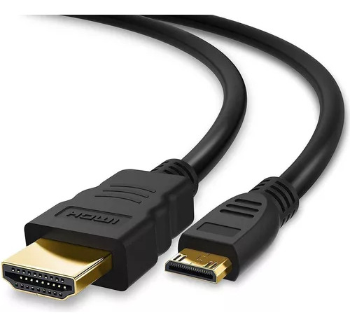 Cable Hdmi A Mini Hdmi 2 Mts Puntas Dorada Full Hd