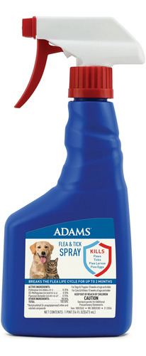 Adams Plus Pulgas Y Garrapatas Spray Para Perros Y Gatos