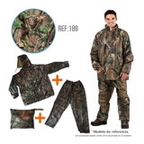 Impermeable Moto Camuflado 2 Piezas Chaqueta + Pantalón 