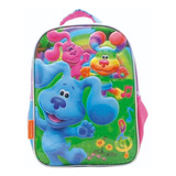 Mochila Infantil Pistas De Blue 30cm Espalda 12 Jardin Nene