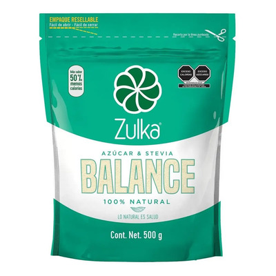 Azúcar Morena con Stevia Zulka Bolsa 500g Endulzante Natural | MercadoLibre