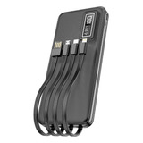 Bateria Portatil Aspor 10000mah A300 iPhone Micro Tipo C Color Negro