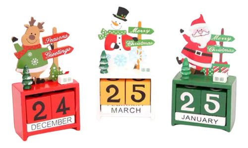 Calendário Natalino Contagem Regressiva Natal Decoração | MercadoLivre