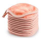 Almohadillas Lavables Limpieza Facial Color Rosa 12 Pack