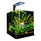 Acuario Nano Cubo 9 Lts Filtro Y Lampara Kit Pecera Aquajet