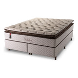 Cama Box Belvedere King Size Mola Ensacada 193x203cm Marrom