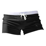 Traje De Baño Boxer  Tipo Short Deportivo Bolsillo Traser