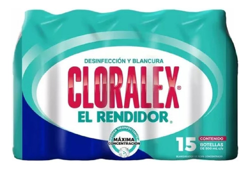 Blanqueador Líquido Cloralex 15 Pzas Msi