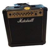 Amplificador Marshall Mg15cfr Fibra Carbono Dorado