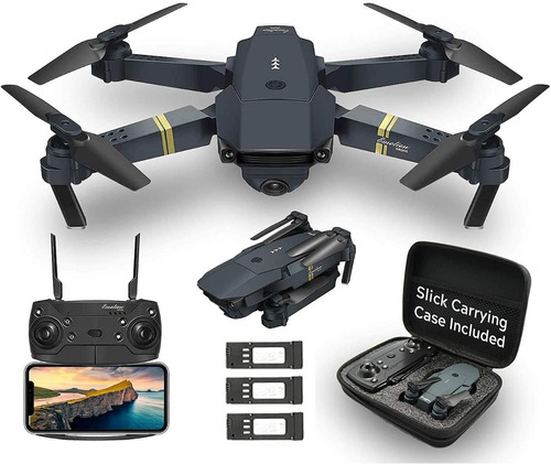Drone E58 Com 3 Baterias Câmera 1080p Foto Filmagem 2.4ghz 