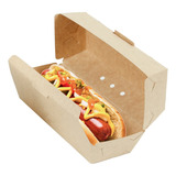 Charola Para Hotdog, Papas, Alitas, Boneless 17x7x7cm 100pzs