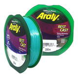 Linha Pesca Araty Best Cast 0,50 Mm 300 M 35,9 Lbs Verde