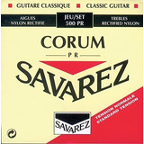 Savarez 500pr Corum Vidrio Cuerdas Para Guitarra Clásica, Te