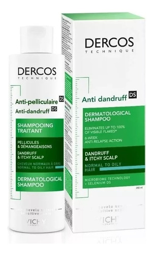 Shampoo Dercos Anticaspa X200ml - mL a $450