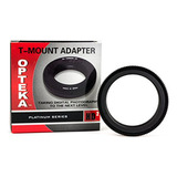 Opteka T-mount (t2) Adaptador Para Canon Ef Eos 80d, 77d, 70