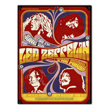 #959 - Cuadro Vintage - Led Zeppelin Poster Rock No Chapa