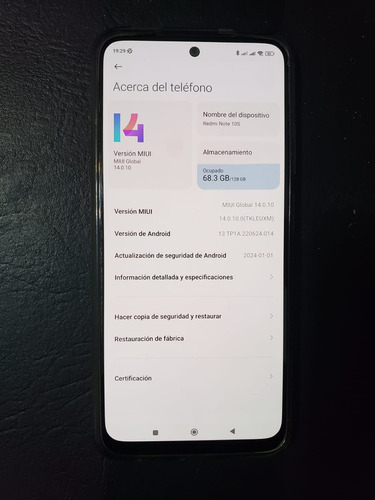 Xiaomi Redmi Note 10s Dual Sim 128 Gb  Azul Océano 8 Gb Ram