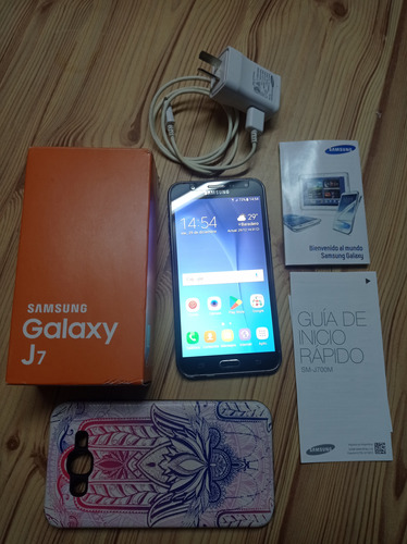 Samsung Galaxy J7 16 Gb  Negro 1.5 Gb Ram + Funda De Regalo