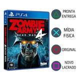 Jogo Zombie Army 4 Dead War Ps4 Novo Midia Fisica Portugues