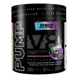 Pump V8 Pre Workout Star Nutrition 285 Gr Cafeína Taurina Sabor Açai Power
