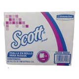 Toalla Para Manos Scott 6 Rollos De 160mts