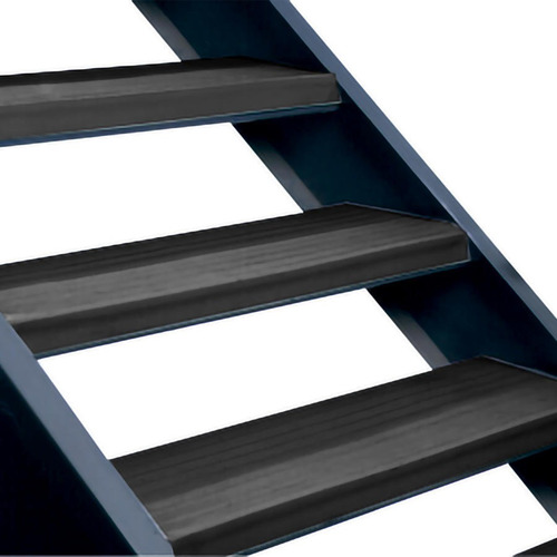 Grada Clásica Escalera Pvc 0,5x3,0 Mts Negro Dvp