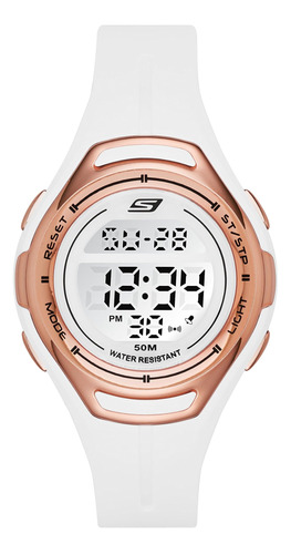 Reloj Cronógrafo Skechers Artesia Para Mujer, Color: Oro