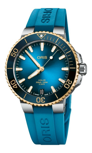 Reloj Oris Aquis Date Calibre 400 41.5 Mm Azul