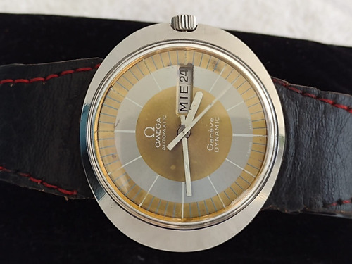 Reloj Omega Dynamic Geneve Automático En Acero Vintage 