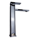 Monomando Alto Pizarro De 29 Cm Para Lavabo Cromo O Negro