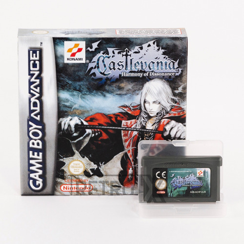 Castlevania Harmony Dissonance Gameboy Advance Re-pro + Caja