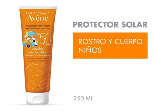 Avene Solar Fps50+ Leche Especial Niños X 250 Ml