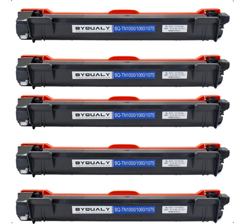 5x Toner Compativel Brother Tn1060 Tn1000 Hl1112 Hl1202