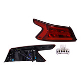 Calavera Exterior Nissan Maxima 2016 2017 2018 Con Leds Izq