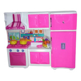 Cozinha Infantil Completa Menina Fogãozinho Criança 82 Cm